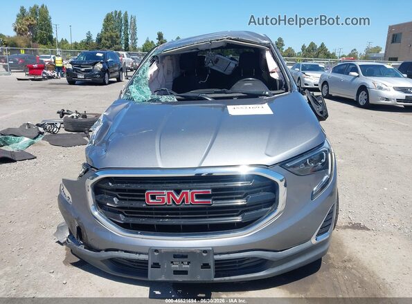 3GKALMEV0LL185590 2020 GMC TERRAIN Silver Widok wnętrza z tyłu