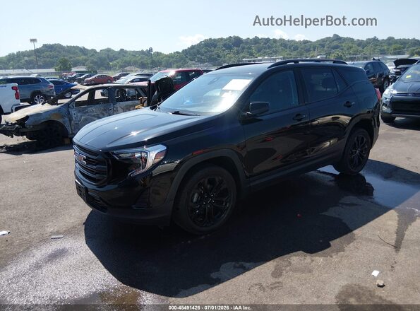 3GKALMEV0ML321718 2021 GMC TERRAIN Black Front left