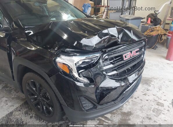 3GKALMEV0ML371308 2021 GMC TERRAIN Black Front view