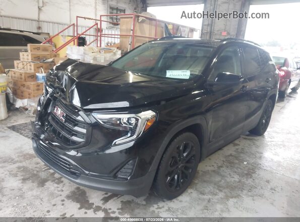 3GKALMEV0ML371308 2021 GMC TERRAIN Black Front left