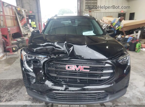 3GKALMEV0ML371308 2021 GMC TERRAIN Black Instrument cluster view