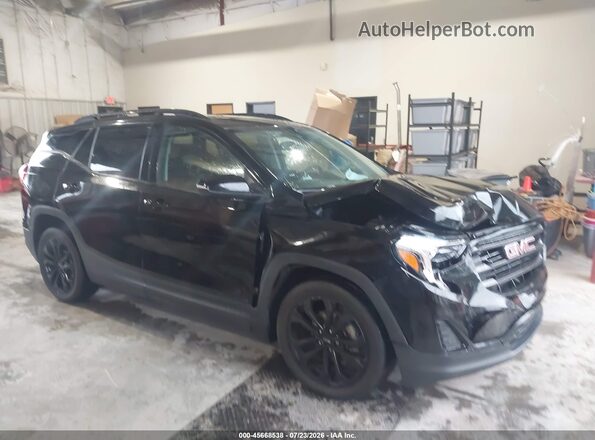3GKALMEV0ML371308 2021 GMC TERRAIN Black Rear interior view