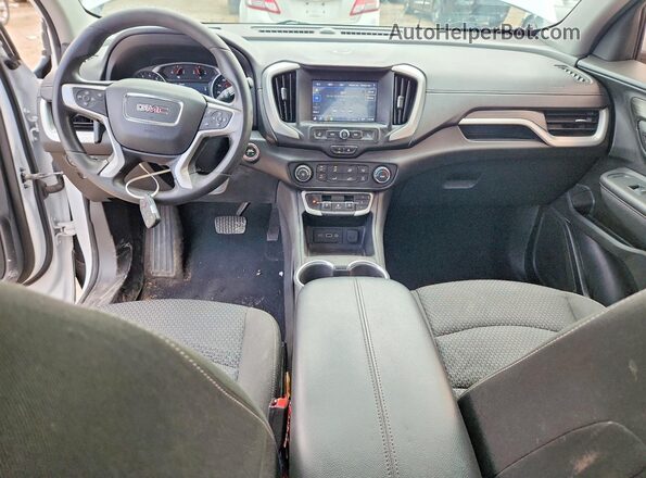 3GKALMEV0NL112464 2022 GMC TERRAIN White Вид панелі приладів