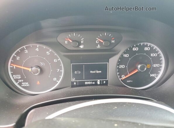 3GKALMEV1JL224278 2018 GMC TERRAIN Black Instrument cluster view