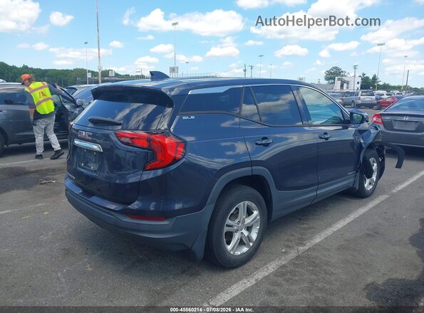3GKALMEV1JL276722 2018 GMC TERRAIN Blue Հետևի աջ