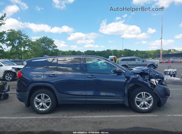 3GKALMEV1JL276722 2018 GMC TERRAIN Blue Սալոնի հետևի տեսք