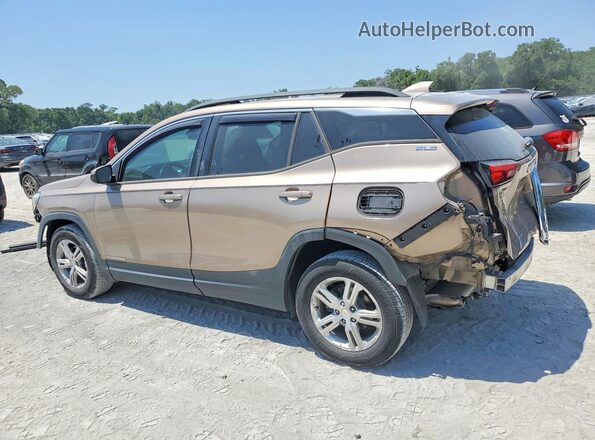 3GKALMEV1JL359065 2018 GMC TERRAIN Gold Tył lewy