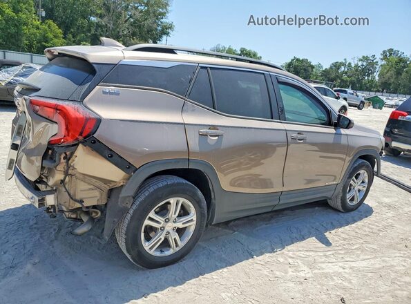 3GKALMEV1JL359065 2018 GMC TERRAIN Gold Tył prawy