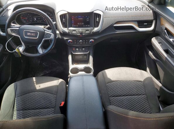 3GKALMEV1JL359065 2018 GMC TERRAIN Gold Widok deski rozdzielczej