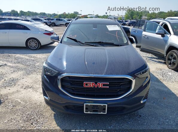 3GKALMEV1KL120021 2019 GMC TERRAIN Dark Blue Vista del cuadro de instrumentos