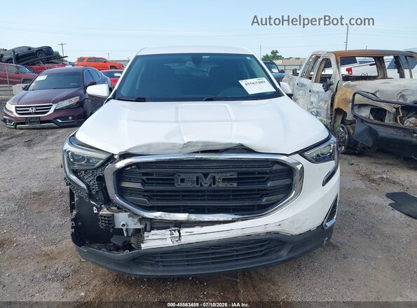 3GKALMEV1KL331994 2019 GMC TERRAIN White Вид щитка приладів
