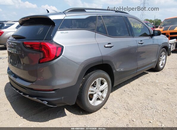 3GKALMEV1LL103351 2020 GMC TERRAIN Gray Trasero derecho