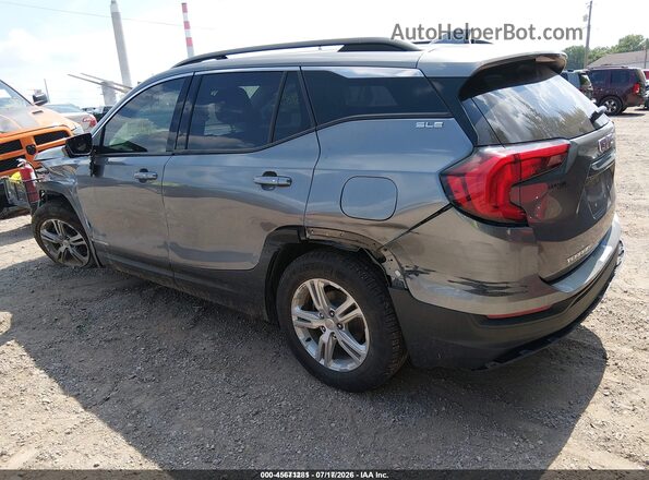 3GKALMEV1LL103351 2020 GMC TERRAIN Gray Trasero izquierdo