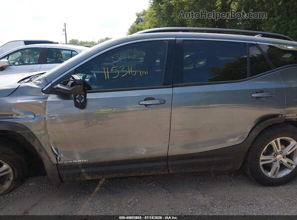 3GKALMEV1LL103351 2020 GMC TERRAIN Gray Vista interior trasera