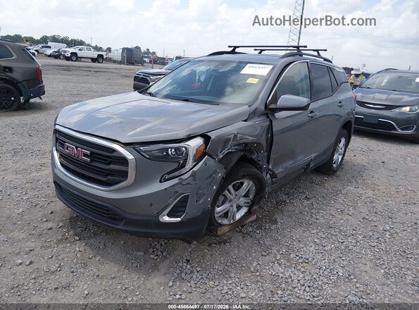 3GKALMEV1LL336212 2020 GMC TERRAIN Серый Передняя левая четверть