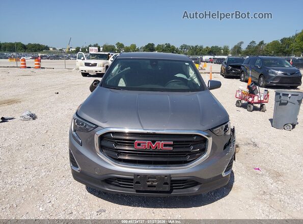 3GKALMEV1LL340986 2020 GMC TERRAIN Gray Rear interior view