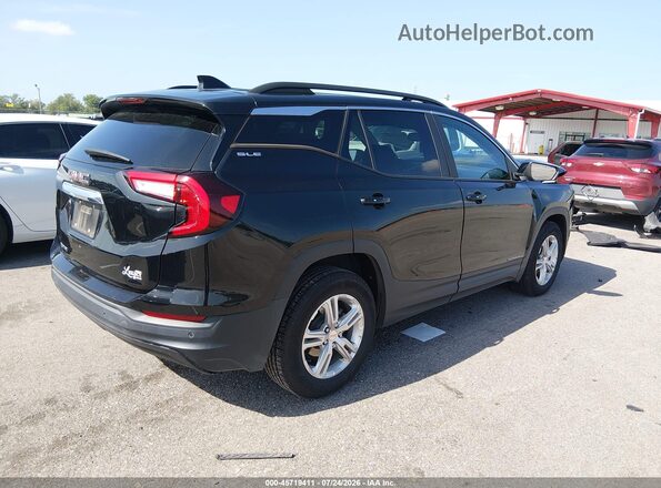 3GKALMEV1NL129161 2022 GMC TERRAIN Black Trasero derecho