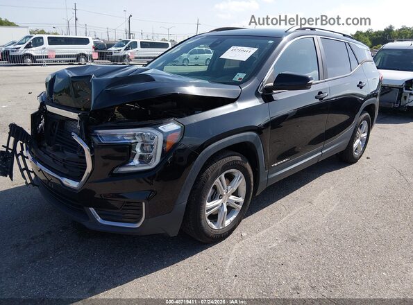 3GKALMEV1NL129161 2022 GMC TERRAIN Black Vista tres cuartos delantera izquierda