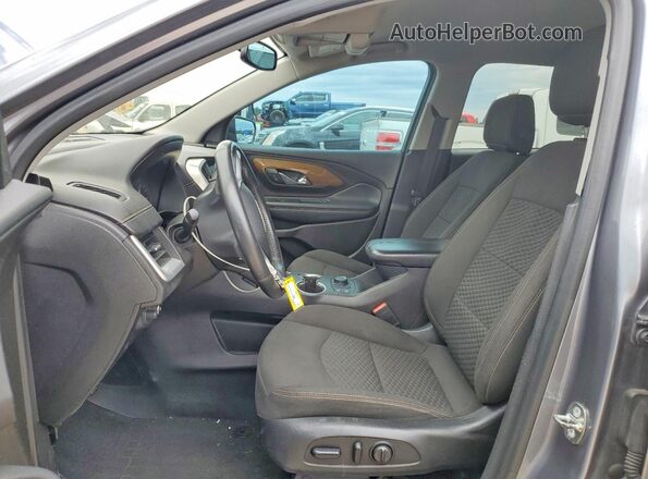 3GKALMEV2JL186589 2018 GMC TERRAIN Серый Вид салона спереди
