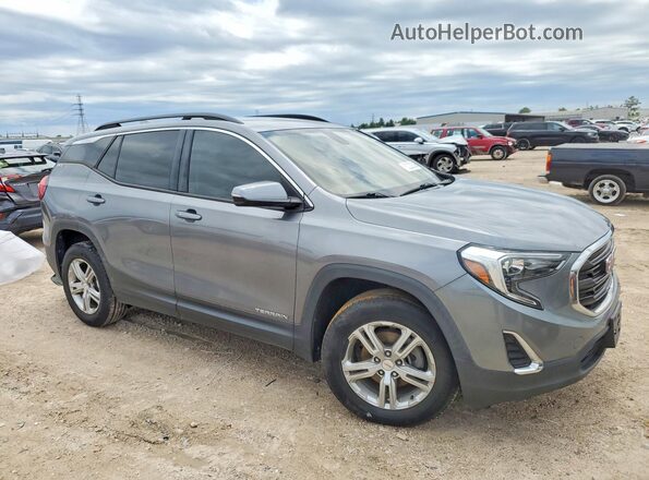 3GKALMEV2JL186589 2018 GMC TERRAIN Серый Передняя правая четверть
