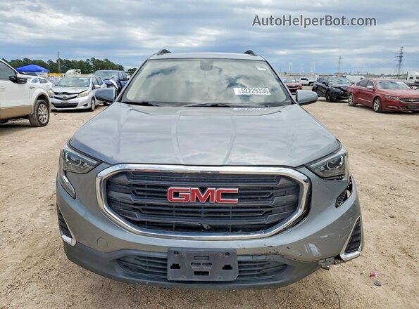 3GKALMEV2JL186589 2018 GMC TERRAIN Серый Вид спереди