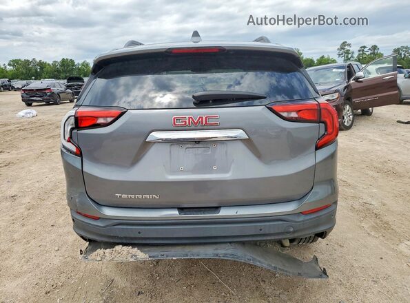 3GKALMEV2JL186589 2018 GMC TERRAIN Серый Вид сзади