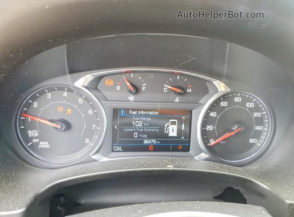 3GKALMEV2JL186589 2018 GMC TERRAIN Серый Вид щитка приборов