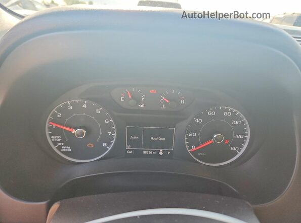 3GKALMEV2JL244815 2018 GMC TERRAIN Черный Вид щитка приборов