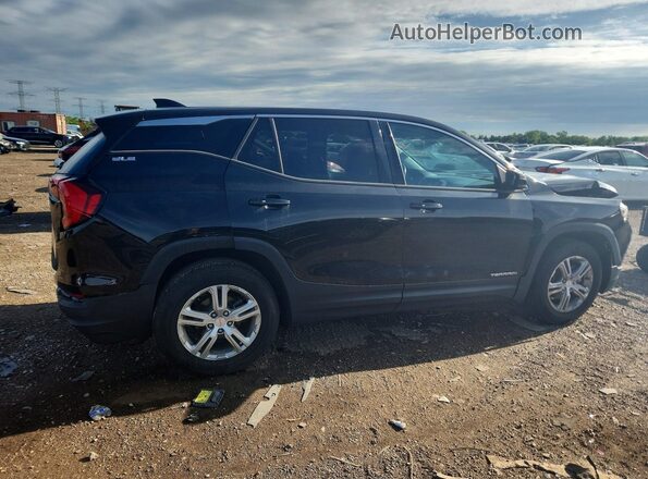 3GKALMEV2JL244815 2018 GMC TERRAIN Черный Задняя правая четверть