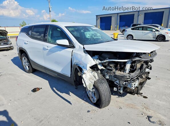3GKALMEV2JL256382 2018 GMC TERRAIN White Передня права чверть