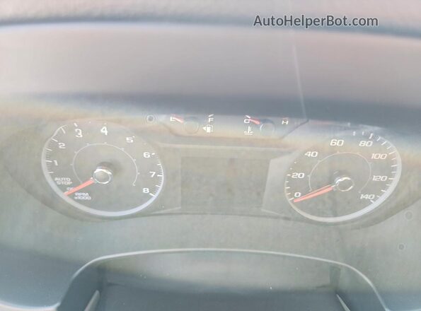 3GKALMEV2JL256382 2018 GMC TERRAIN White Вид щитка приладів