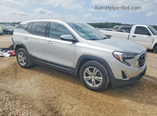 3GKALMEV2JL261162 2018 GMC TERRAIN Silver Передня права чверть