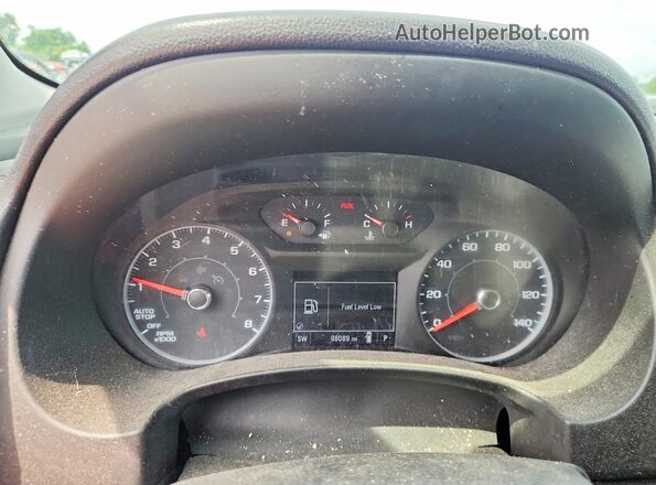 3GKALMEV2JL314958 2018 GMC TERRAIN Blue Սարքավորումների վահանակի տեսք