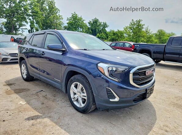 3GKALMEV2JL314958 2018 GMC TERRAIN Blue Առջևի աջ