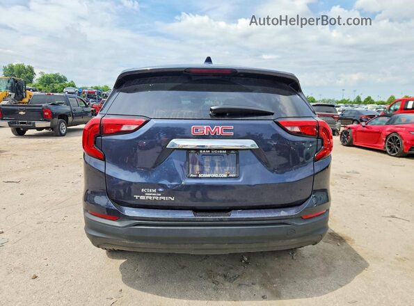 3GKALMEV2JL314958 2018 GMC TERRAIN Blue Հետևի տեսք