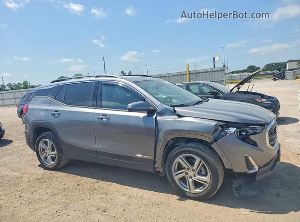 3GKALMEV2JL414283 2018 GMC TERRAIN Gray Przód prawy