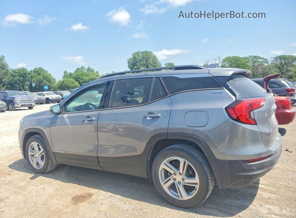 3GKALMEV2JL414283 2018 GMC TERRAIN Gray Tył lewy