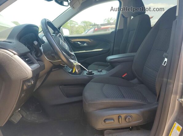 3GKALMEV2JL414283 2018 GMC TERRAIN Gray Widok wnętrza z przodu