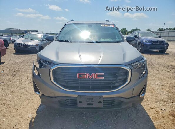3GKALMEV2JL414283 2018 GMC TERRAIN Gray Widok z przodu