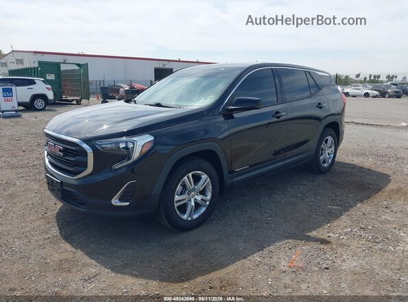 3GKALMEV2KL115202 2019 GMC TERRAIN Black წინა მარცხენა ხედი სამი მეოთხედიდან