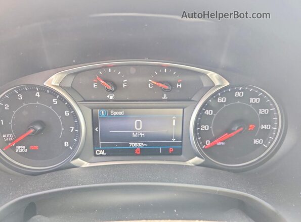 3GKALMEV2KL172905 2019 GMC TERRAIN Silver Instrument cluster view