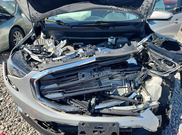 3GKALMEV2KL172905 2019 GMC TERRAIN Silver Rear interior view