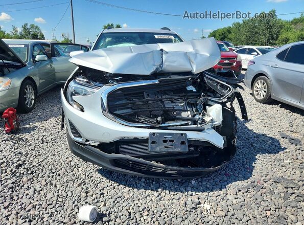 3GKALMEV2KL172905 2019 GMC TERRAIN Silver Front view