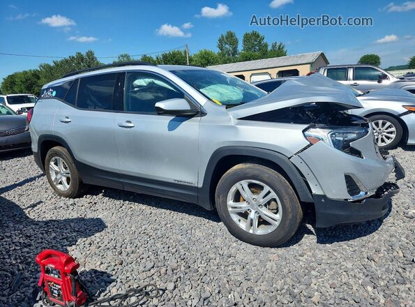 3GKALMEV2KL172905 2019 GMC TERRAIN Silver Front right