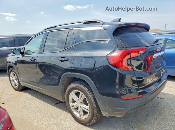 3GKALMEV2KL388477 2019 GMC TERRAIN Black Հետևի ձախ