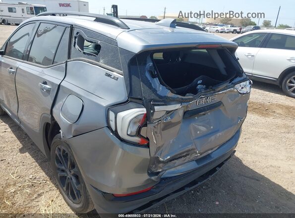 3GKALMEV2LL177779 2020 GMC TERRAIN Gray Вид спереду