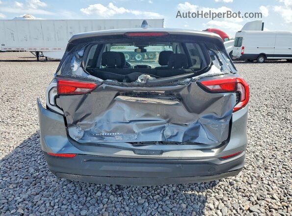 3GKALMEV2LL185297 2020 GMC TERRAIN Gray უკანა ხედი