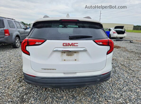3GKALMEV2LL329186 2020 GMC TERRAIN White Вид ззаду