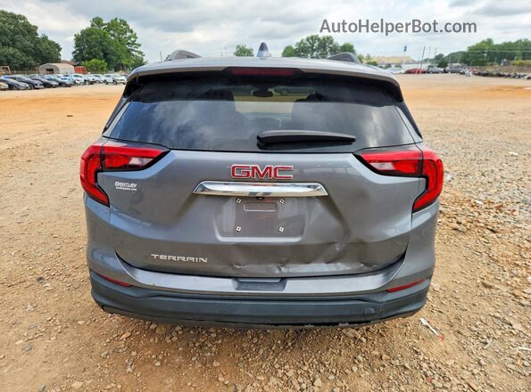 3GKALMEV2ML333045 2021 GMC TERRAIN Серебряный Вид сзади