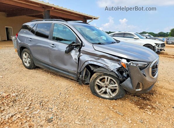 3GKALMEV2ML333045 2021 GMC TERRAIN Серебряный Передняя правая четверть